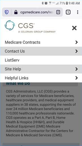 4500 (Option 2) On each page in myCGS you will find the EDI Help Desk phone number for your line of business and a link to the myCGS User Manual. . Cgs medicarecom